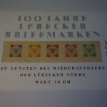 100 Jahre Lübecker Briefmarken Sonderdruck / Vignette