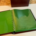 2 Safe Variant Alben + Schuber in rotbraun mit Hüllen für ETB