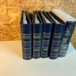 Dt. Post 5 ETB Alben mit Jahreszahlen am Rücken