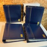 Dt. Post 5 ETB Alben mit Jahreszahlen am Rücken