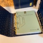 Dt. Post 5 ETB Alben mit Jahreszahlen am Rücken