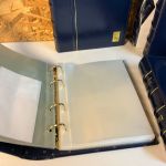 Dt. Post 5 ETB Alben mit Jahreszahlen am Rücken