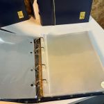 Dt. Post 5 ETB Alben mit Jahreszahlen am Rücken