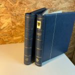 2 Leuchtturm Klemmbinder blau