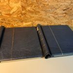 2 Leuchtturm Klemmbinder blau