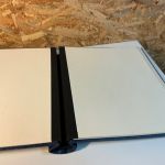 2 Leuchtturm Klemmbinder blau