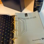 Dt. Post 3 ETB Alben mit Jahreszahlen am Rücken