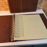 2 Leuchtturm Ringbinder in braun mit 13 Ring