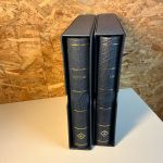 2 Leuchtturm Klemmbinder mit Schuber blau