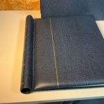 2 Leuchtturm Klemmbinder mit Schuber blau