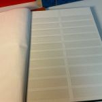 5 Einsteckalben mit 16 geteilten Seiten