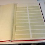 5 Einsteckalben mit 16 geteilten Seiten