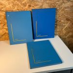 3 Einsteckalben 16 Seiten geteilt