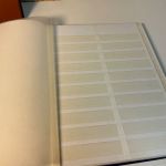 6 Einsteckalben 16 Seiten geteilt