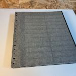 25 Kabe Astra schwarz / Klarsichtstreifen geteilt