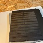 25 Kabe Astra schwarz / Klarsichtstreifen geteilt