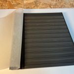 25 Kabe Astra Blätter schwarz / Klarsichtstreifen ungeteilt