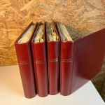 Numisbriefe, 4 bändige Sammlung mit über 95 Stück