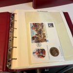 Numisbriefe, 4 bändige Sammlung mit über 95 Stück