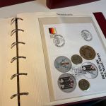 Numisbriefe, 4 bändige Sammlung mit über 95 Stück