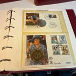 Numisbriefe, 4 bändige Sammlung mit über 95 Stück