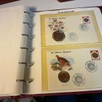 Numisbriefe, 4 bändige Sammlung mit über 95 Stück