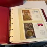 Numisbriefe, 4 bändige Sammlung mit über 95 Stück