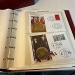 Numisbriefe, 4 bändige Sammlung mit über 95 Stück