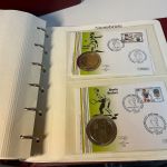 Numisbriefe, 4 bändige Sammlung mit über 95 Stück