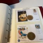 Numisbriefe, 4 bändige Sammlung mit über 95 Stück