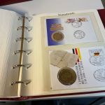 Numisbriefe, 4 bändige Sammlung mit über 95 Stück