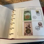 Numisbriefe, 4 bändige Sammlung mit über 95 Stück