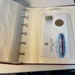 Numisbriefe, 4 bändige Sammlung mit über 95 Stück