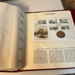 Numisbriefe, 4 bändige Sammlung mit über 95 Stück