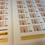 Briefmarke Individual 2 Bögen (45+55 Cent) Wir-bauen-mit.de
