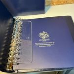 2 Binder Fussball WM 2006 leer, Dt. Post / Leuchtturm 13 Ring