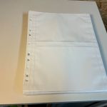 50 Hama Hüllen für Ansichtskarten weiß