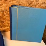 5 Schaubek Schraubdecken hellblau leicht fleckig