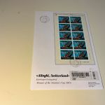 Schweiz FDC Kleinbogen 1831 gestempelt