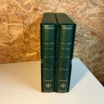 2 Leuchtturm Drehstabbinder + Schuber grün mit Aufdruck Schweiz