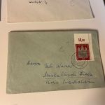 Bund Ecken Eckrandstücke auf FDC 50er Jahre