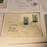 Bund Ecken Eckrandstücke auf FDC 50er Jahre
