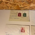 Bund Ecken Eckrandstücke auf FDC 50er Jahre
