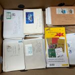 Belege / Bedarfspost / Sonderstempel voller Karton mit 22kg