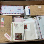 Belege / Bedarfspost / Sonderstempel voller Karton mit 22kg