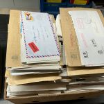 Belege / Bedarfspost / Sonderstempel voller Karton mit 22kg