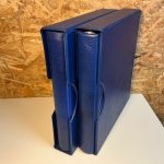 2 Kabe Ringbinder RB2000 blau inkl. Schuber