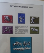 Olympia 1980 Sammlung in 2 Alben