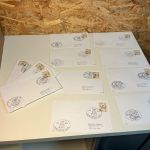 Bund 450 Belege mit Sonderstempeln zum Thema 500 Jahre Post