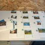 Bund Bildpostkarten P124 komplett, postfrisch, Burgen